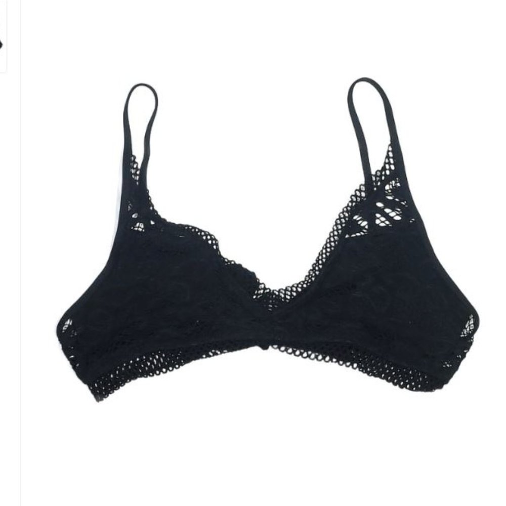 Becca Swimsuit Bikini Top Lace Triangle Top - Tie Back